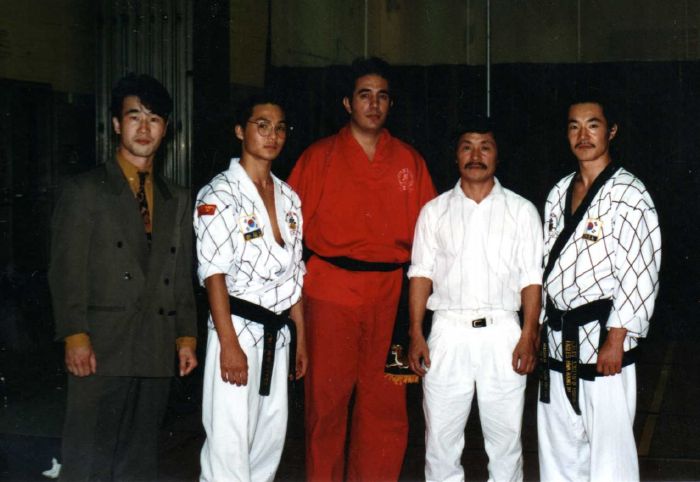 Great friend and mentor GM Yum, Ki Nam during a visit to the East coast HRD family 1993
